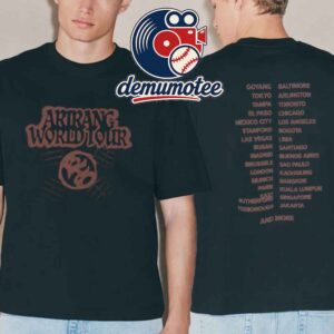 BTS 2026 Arirang World Tour Dates Logo Two Sided T-Shirt