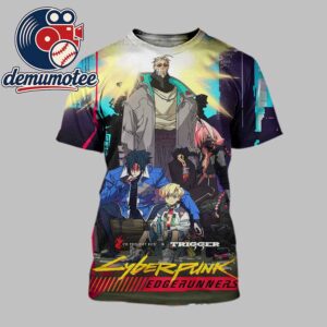 Cyberpunk Edgerunners 2 Movie Anime Series 2026 All Over Print T-Shirt