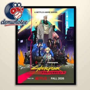 Cyberpunk Edgerunners 2 Movie Anime Series 2026 Home Decor Poster Canvas