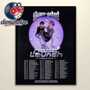 Dan And Phil Hard Launch World Tour Dates 2026 Home Decor Poster Canvas