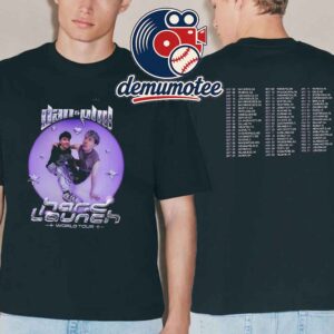 Dan And Phil Hard Launch World Tour Dates 2026 Two Sided T-Shirt