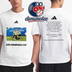 Feliz Cumpleanos Leo Messi Emiliano Martinez Two Sided T-Shirt