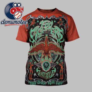 Foo Fighters Liverpool 2026 Anfield Stadium June 25th All Over Print T-Shirt