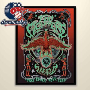 Foo Fighters Liverpool 2026 Anfield Stadium June 25th Home Decor Poster Canvas