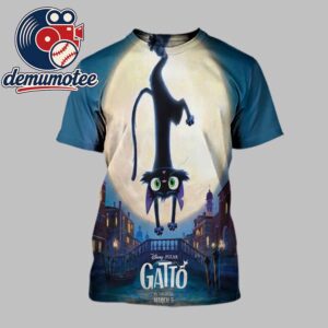Gatto 2027 Movie Disney Pixar All Over Print T-Shirt