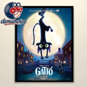 Gatto 2027 Movie Disney Pixar Home Decor Poster Canvas