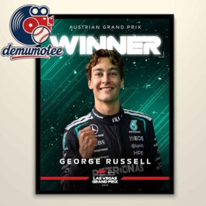 George Russell Winner Austria GP 2026 Formula 1 Home Decor Poster Canvas
