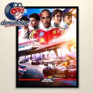 Great British GP 2026 Formula 1 Home Decor Poster Canvas