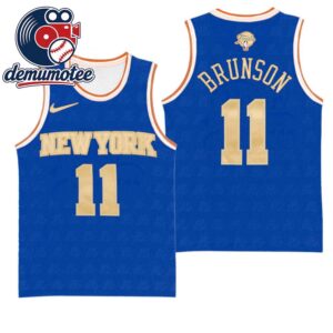 Jalen Brunson New York Knicks 2026 NBA Finals MVP Limited Edition Icon Gold Basketball Jersey