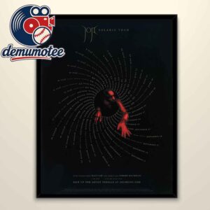Joji 2026 Solaris Tour Dates Home Decor Poster Canvas