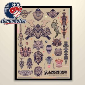 Linkin Park Werchter Parklife 2026 June 28th Home Decor Poster Canvas