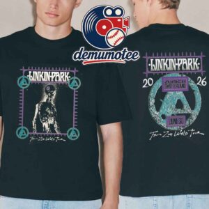 Linkin Park Zurich 2026 Stadion Letzigrund Switzerland June 30th Two Sided T-Shirt