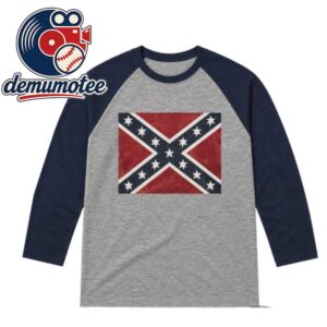 Mark Lee NCT Dream Confederate Rebel Flag Raglan Long Sleeve Shirt