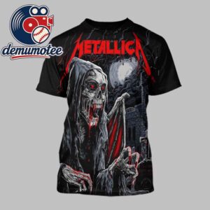 Metallica Glasgow 2026 Hampden Park Scotland Pop Up Limited All Over Print T-Shirt
