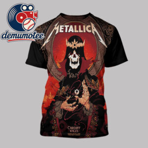 Metallica Principality Stadium 2026 Cardiff Wales Exclusive All Over Print T-Shirt