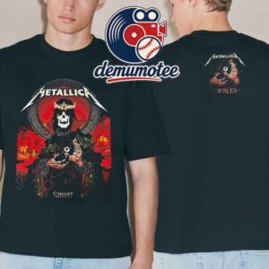 Metallica Principality Stadium 2026 Cardiff Wales Exclusive Two Sided T-Shirt