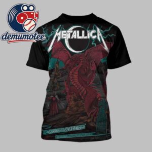 Metallica Principality Stadium Cardiff 2026 Wales June 28th All Over Print T-Shirt