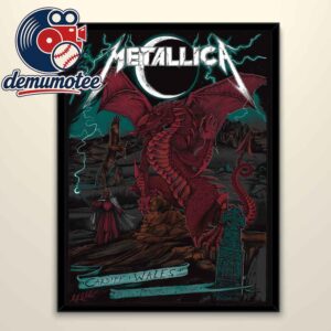 Metallica Principality Stadium Cardiff 2026 Wales June 28th Home Decor Poster Canvas