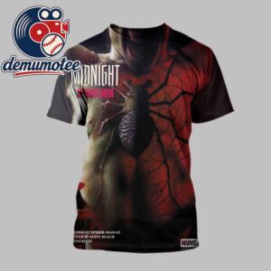 Midnight Spider Man All Over Print T-Shirt