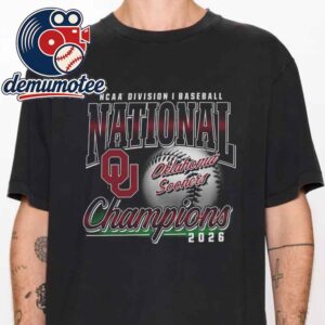 Oklahoma Sooners 2026 Baseball Champions NCAA Men’s College World Series Franklin Unisex T-Shirt