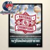Jaxson Willits Oklahoma Sooners Baseball 2026 Most Outstanding Player Home Decor Poster Canvas