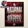 Oklahoma Sooners 2026 Champions Baseball NCAA Men’s College World Series The Greatest Show On Dirt Home Decor Poster Canvas