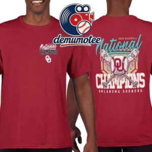 Oklahoma Sooners Champion 2026 Baseball NCAA Men’s College World Series Champions Two Sided T-Shirt