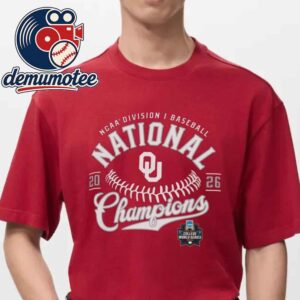 Oklahoma Sooners Champion 2026 Baseball NCAA Men’s College World Series Champions Unisex T Shirt