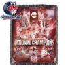 Oklahoma Sooners 2026 Champions Baseball NCAA Men’s College World Series The Greatest Show On Dirt Hooded Fleece Woven Blanket Tapestry
