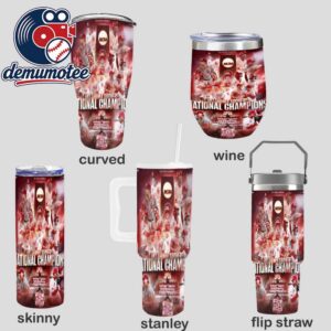 Oklahoma Sooners Champion 2026 NCAA Baseball Champions Men’s College World Series Wine Stanley Flip Straw Cup Tumbler