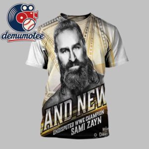 Sami Zayn 2026 New Undisputed WWE Champion All Over Print T-Shirt