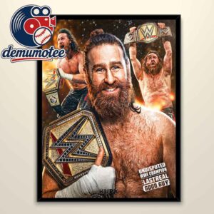 Sami Zayn 2026 New Undisputed WWE Champion Last Real Good Guy Home Decor Poster Canvas