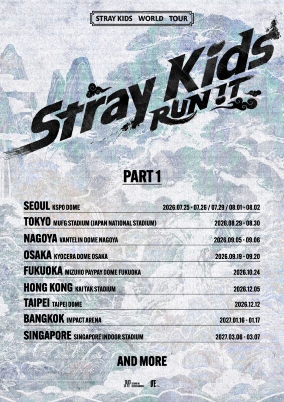 Stray Kids Announces New World Tour “RUN IT” and Pre Release Single Ahead of August Comeback