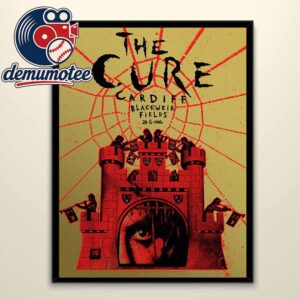 The Cure Cardiff Blackweir Field 2026 June 26th Home Decor Poster Canvas
