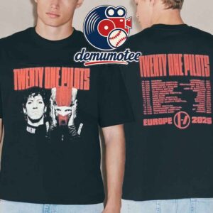 Twenty One Pilots Pinkpop Festival 2026 Europe Tour Two Sided T-Shirt