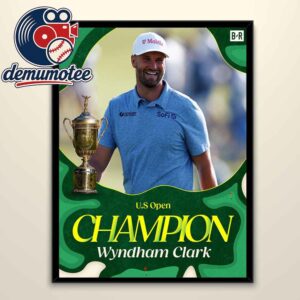 Wyndham Clark 2026 US Open Champions Home Decor Poster Canvas