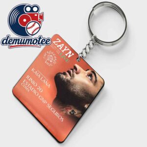 Zayn Malik Estadio GNP Seguros CDMX Mexico City 2026 June 20th Acrylic Wood Keychain