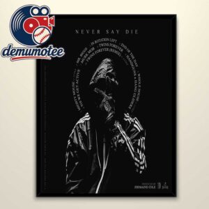 Cole World PFG Never Say Die Album Cover 2026 Tracklist Home Decor Poster Canvas