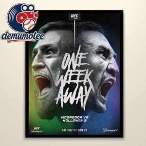 Conor McGregor vs Max Holloway 2026 UFC 329 July 11th Home Decor Poster Canvas