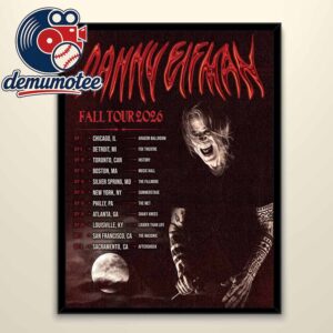 Danny Elfman 2026 Fall Tour Dates Home Decor Poster Canvas