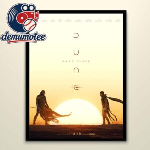 Dune Part Three December 2026 The Epic Conclusion Home Decor Poster Canvas