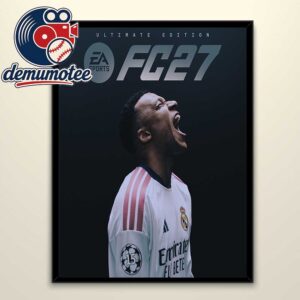 FC27 Cover Kylian Mbappe Real Madrid Home Decor Poster Canvas