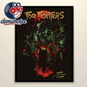 Foo Fighters Vienna 2026 Ernst Happel Stadion July 3rd Home Decor Poster Canvas
