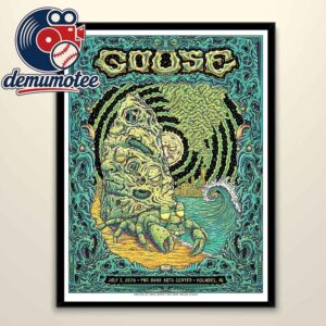 Goose The Band PNC Bank Arts Center 2026 Homldel NJ July 2nd Home Decor Poster Canvas