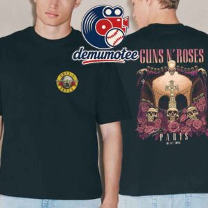 Guns N’ Roses Paris 2026 Accor Arena July 1st Two Sided T-Shirt