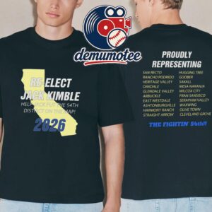 Jack Kimble Re Elect Help Jack Put The 54th District On The Map 2026 Two Sided T-Shirt