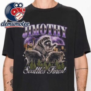 Jimothy Raccoon Seattle’s Finest Unisex T-Shirt