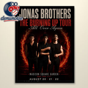 Jonas Brothers Madison Square Garden 2026 August 20 21 22 Home Decor Poster Canvas