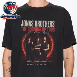 Jonas Brothers Madison Square Garden 2026 August 20 21 22 Unisex T-Shirt