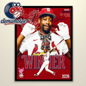 Jordan Walker Winner 2026 Champions Home Run Derby Home Decor Poster Canvas